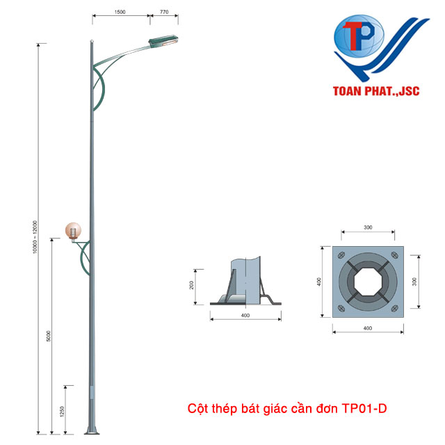 Cột đèn TP01-D
