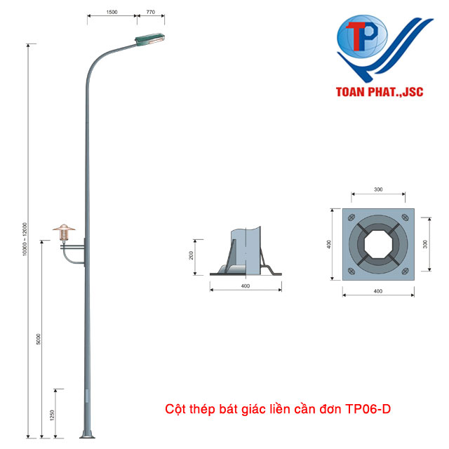 Cột đèn TP06-D